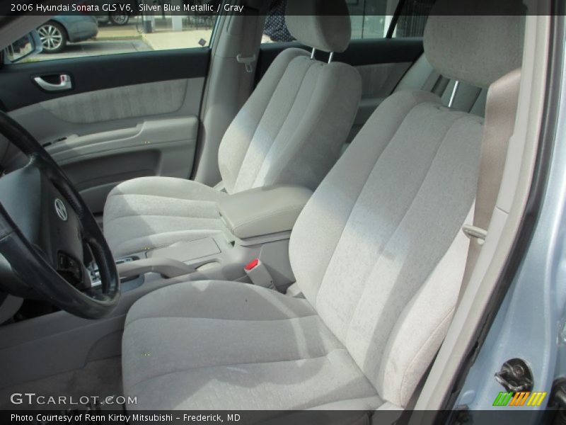 Silver Blue Metallic / Gray 2006 Hyundai Sonata GLS V6