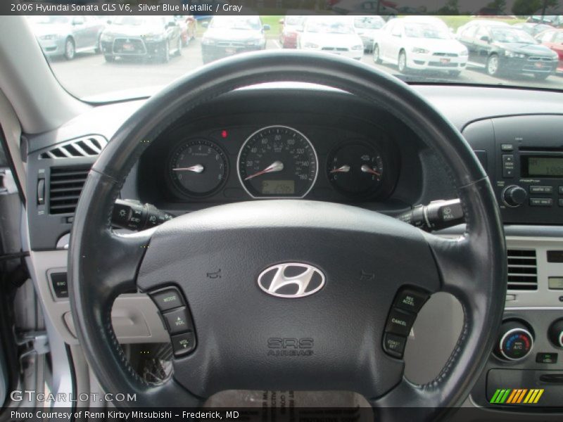 Silver Blue Metallic / Gray 2006 Hyundai Sonata GLS V6