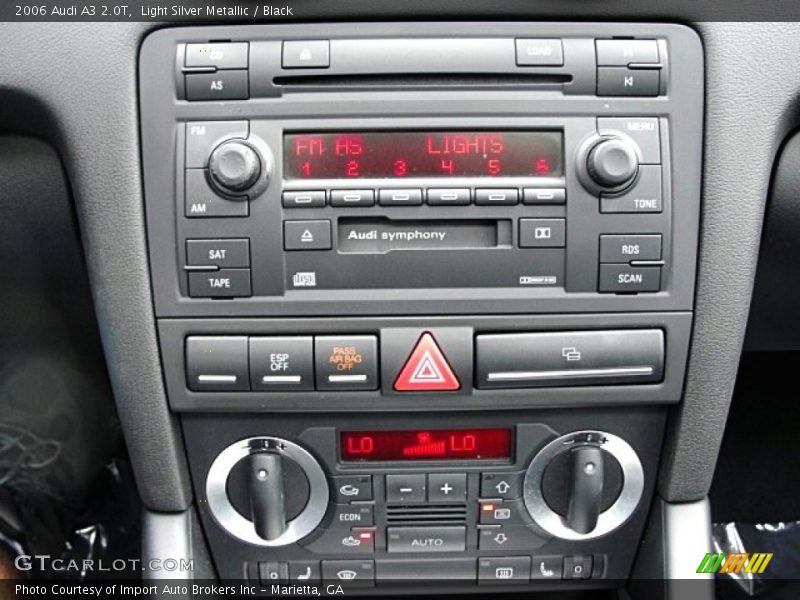 Controls of 2006 A3 2.0T