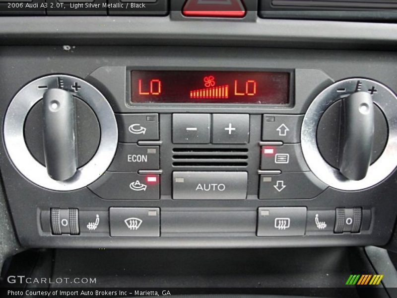 Controls of 2006 A3 2.0T