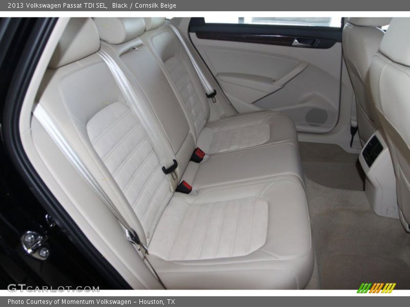 Black / Cornsilk Beige 2013 Volkswagen Passat TDI SEL