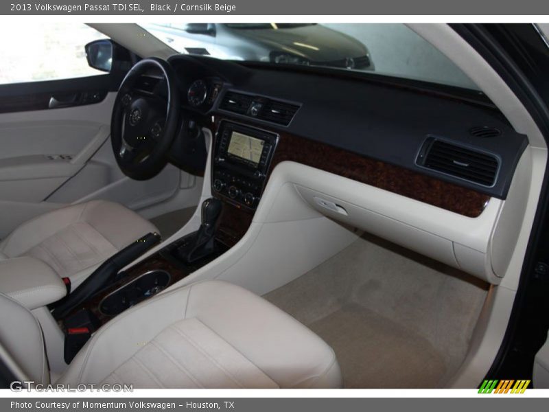 Black / Cornsilk Beige 2013 Volkswagen Passat TDI SEL