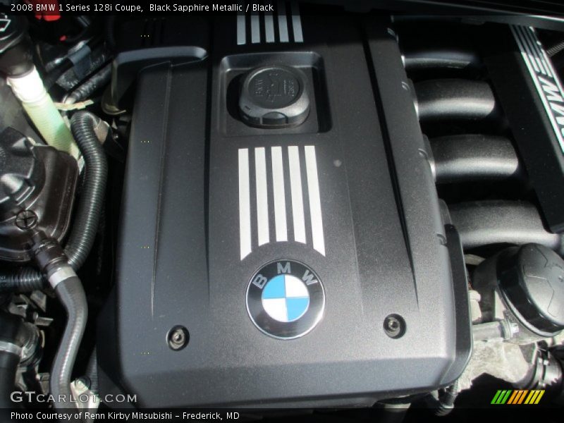 Black Sapphire Metallic / Black 2008 BMW 1 Series 128i Coupe