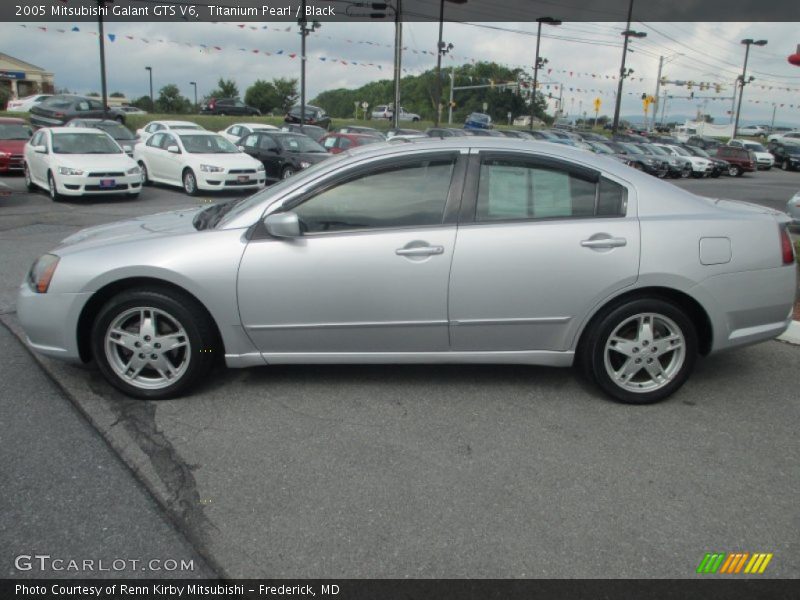 Titanium Pearl / Black 2005 Mitsubishi Galant GTS V6