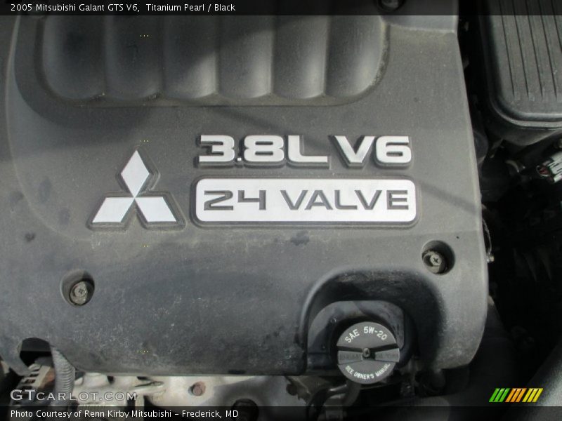 Titanium Pearl / Black 2005 Mitsubishi Galant GTS V6