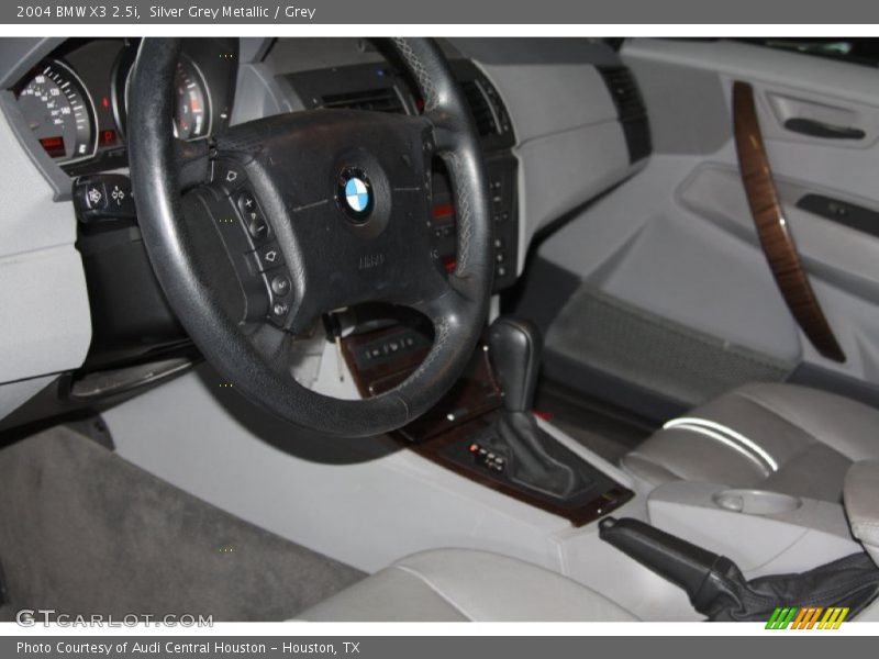 Silver Grey Metallic / Grey 2004 BMW X3 2.5i