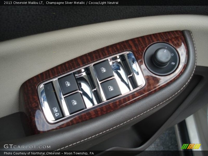 Champagne Silver Metallic / Cocoa/Light Neutral 2013 Chevrolet Malibu LT