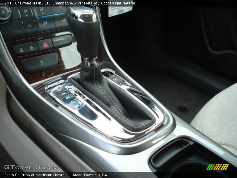 Champagne Silver Metallic / Cocoa/Light Neutral 2013 Chevrolet Malibu LT