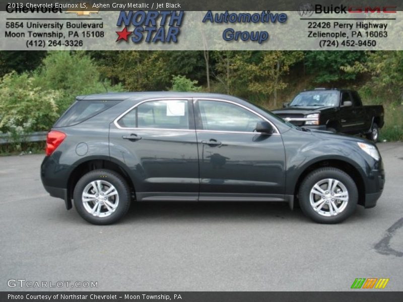 Ashen Gray Metallic / Jet Black 2013 Chevrolet Equinox LS