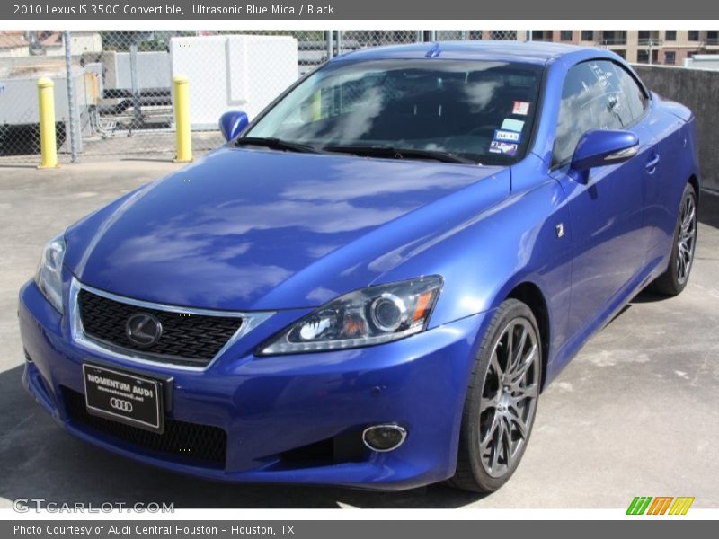 Ultrasonic Blue Mica / Black 2010 Lexus IS 350C Convertible