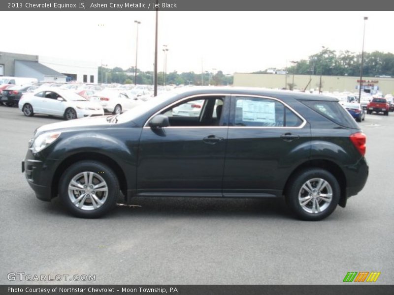 Ashen Gray Metallic / Jet Black 2013 Chevrolet Equinox LS
