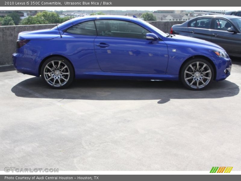 Ultrasonic Blue Mica / Black 2010 Lexus IS 350C Convertible