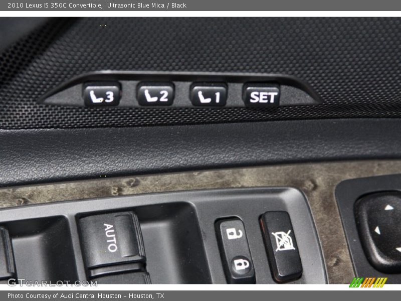 Ultrasonic Blue Mica / Black 2010 Lexus IS 350C Convertible