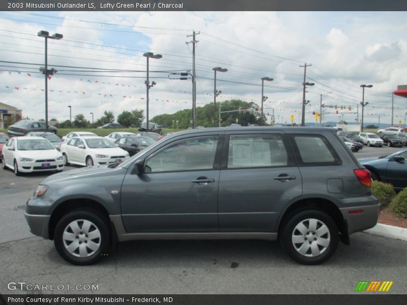 Lofty Green Pearl / Charcoal 2003 Mitsubishi Outlander LS