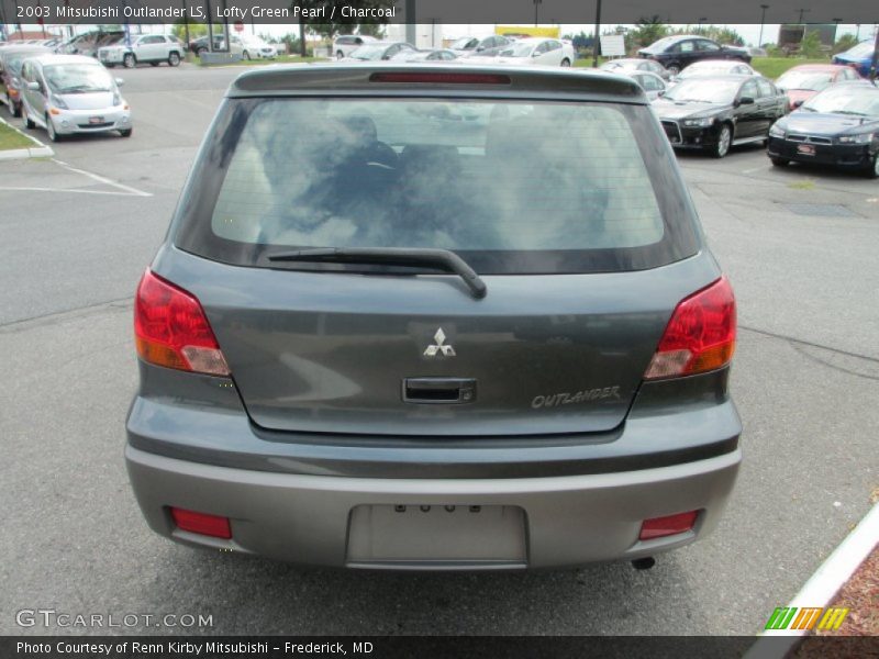 Lofty Green Pearl / Charcoal 2003 Mitsubishi Outlander LS
