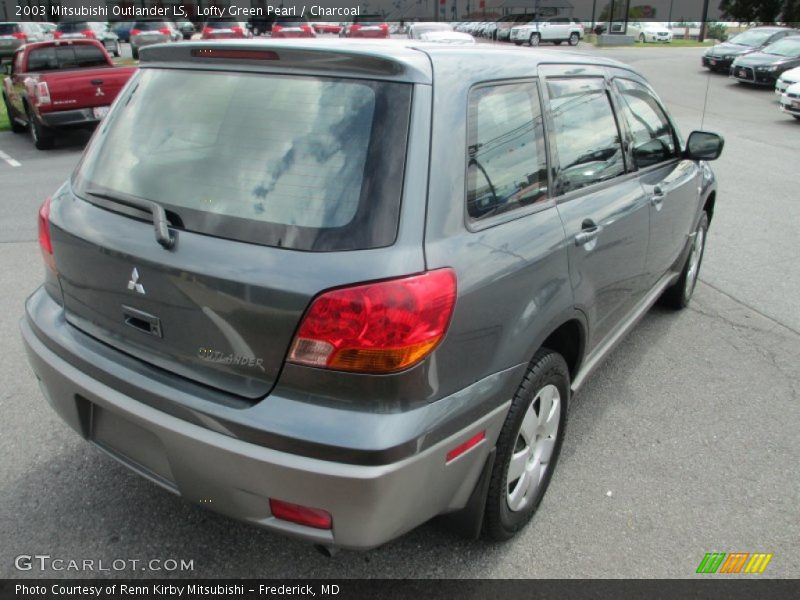 Lofty Green Pearl / Charcoal 2003 Mitsubishi Outlander LS