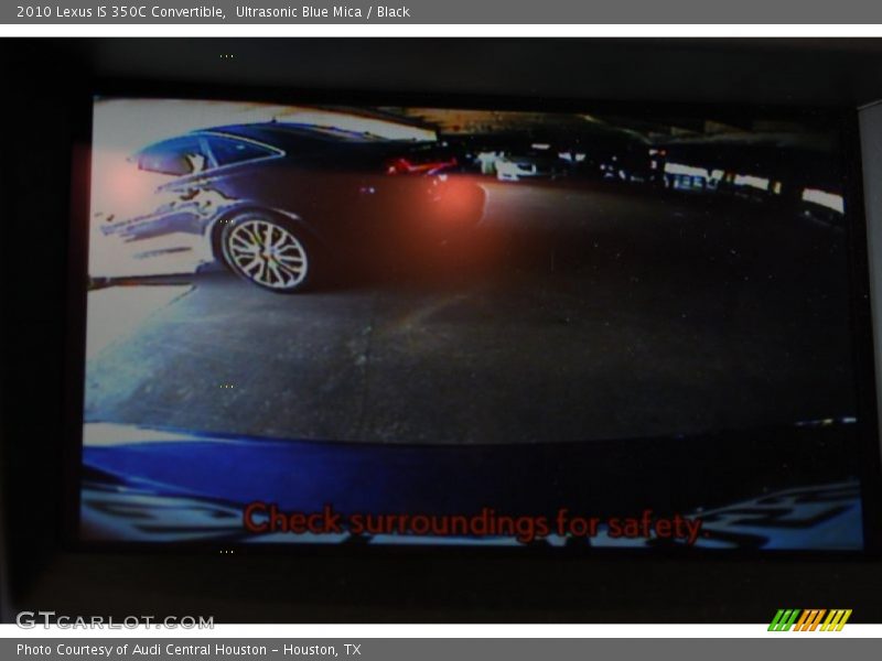 Ultrasonic Blue Mica / Black 2010 Lexus IS 350C Convertible