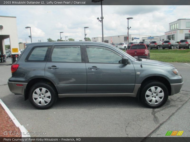 Lofty Green Pearl / Charcoal 2003 Mitsubishi Outlander LS
