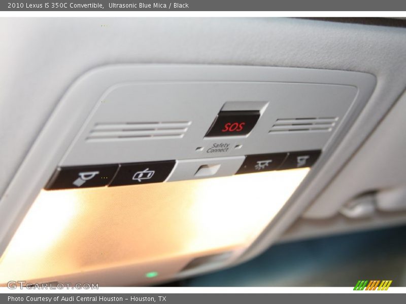 Ultrasonic Blue Mica / Black 2010 Lexus IS 350C Convertible