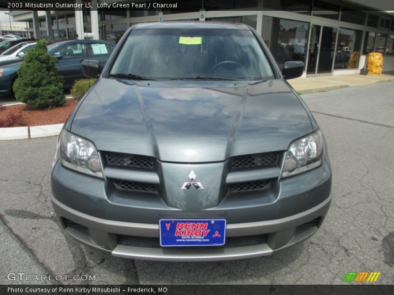 Lofty Green Pearl / Charcoal 2003 Mitsubishi Outlander LS