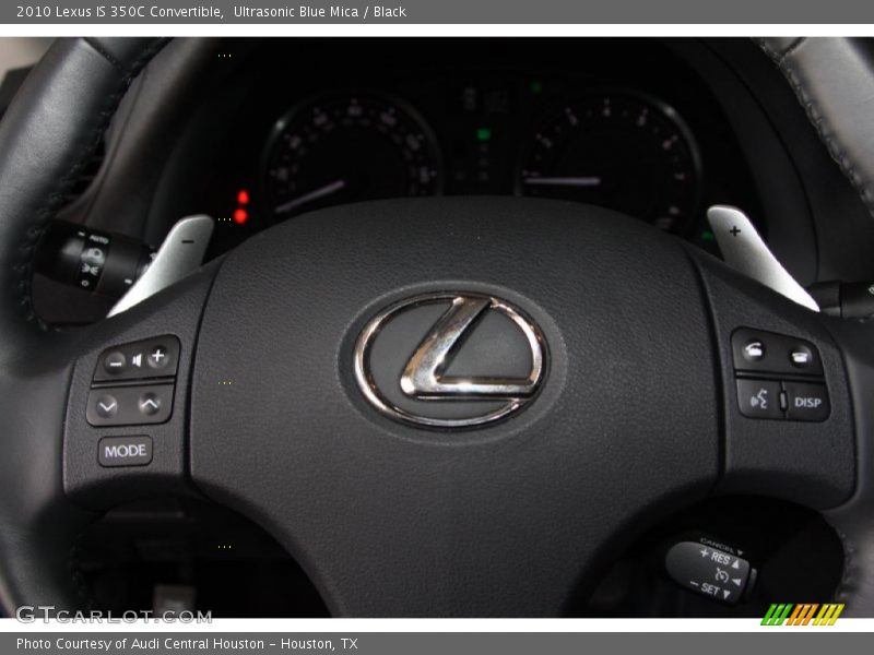 Ultrasonic Blue Mica / Black 2010 Lexus IS 350C Convertible
