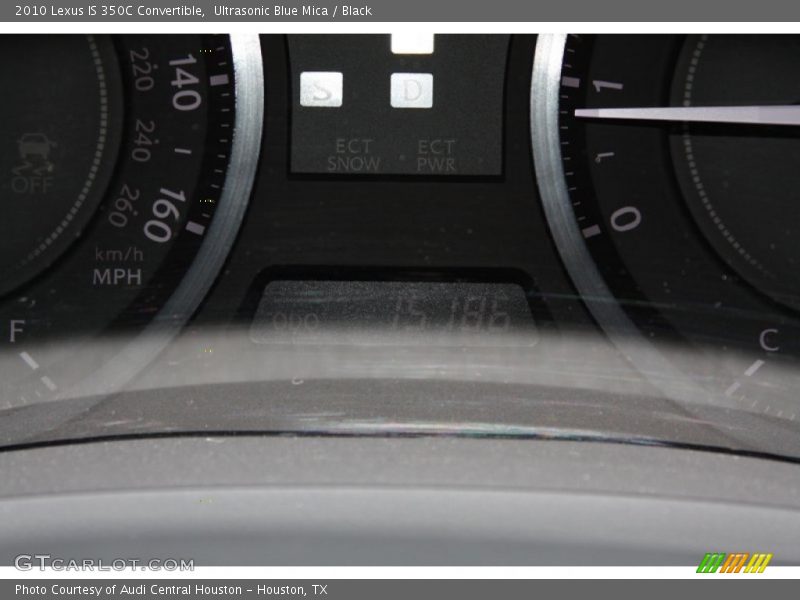 Ultrasonic Blue Mica / Black 2010 Lexus IS 350C Convertible