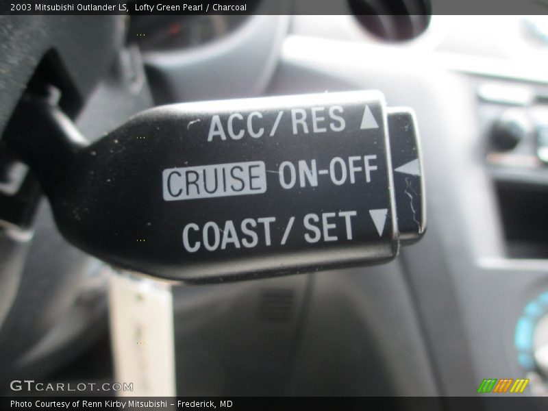 Lofty Green Pearl / Charcoal 2003 Mitsubishi Outlander LS