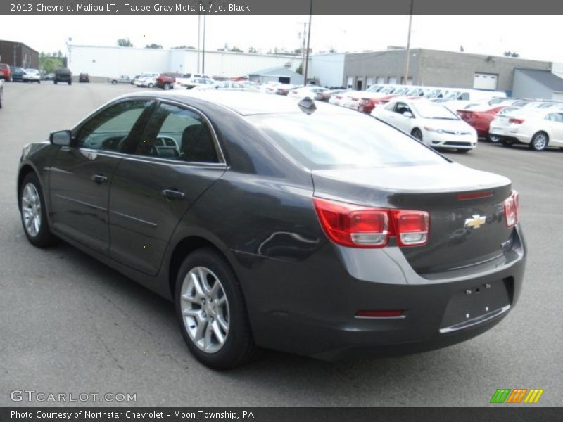Taupe Gray Metallic / Jet Black 2013 Chevrolet Malibu LT