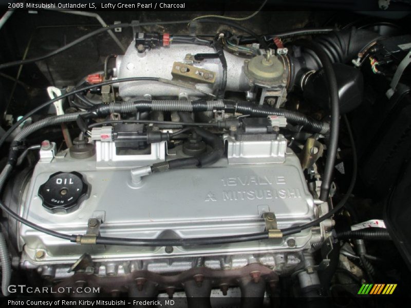 Lofty Green Pearl / Charcoal 2003 Mitsubishi Outlander LS