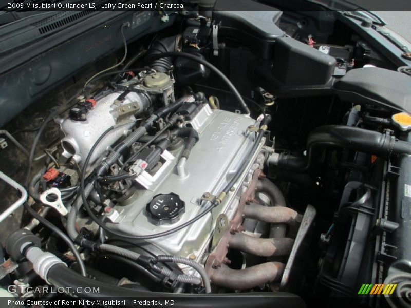 Lofty Green Pearl / Charcoal 2003 Mitsubishi Outlander LS