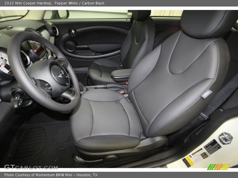 Pepper White / Carbon Black 2013 Mini Cooper Hardtop