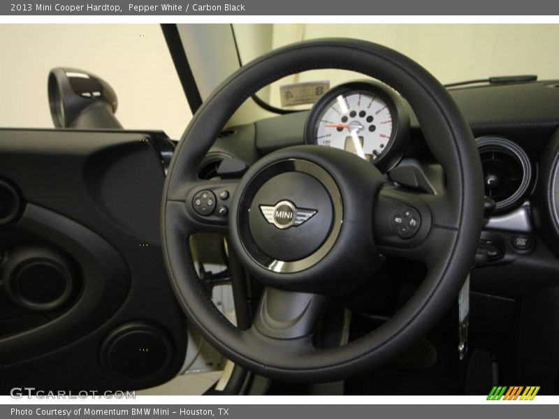 Pepper White / Carbon Black 2013 Mini Cooper Hardtop