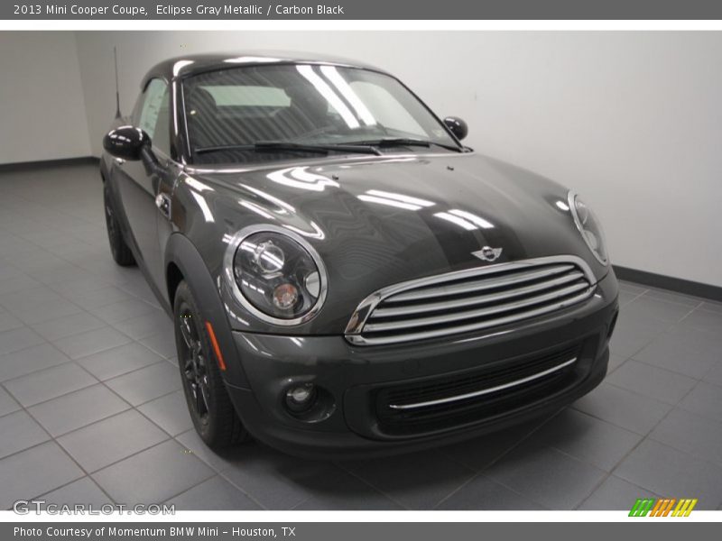 Eclipse Gray Metallic / Carbon Black 2013 Mini Cooper Coupe