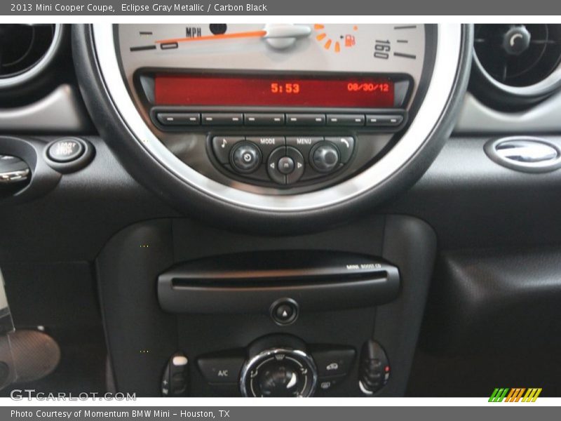 Eclipse Gray Metallic / Carbon Black 2013 Mini Cooper Coupe