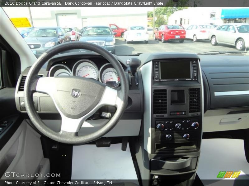 Dark Cordovan Pearlcoat / Dark Slate Gray/Light Shale 2010 Dodge Grand Caravan SE