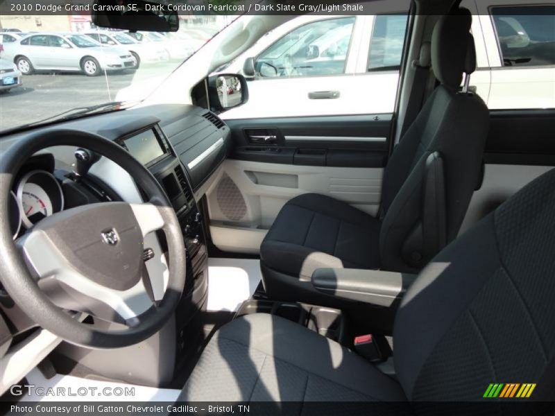 Dark Cordovan Pearlcoat / Dark Slate Gray/Light Shale 2010 Dodge Grand Caravan SE