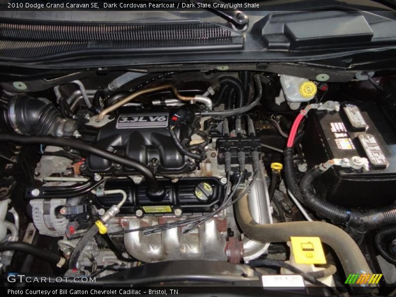 Dark Cordovan Pearlcoat / Dark Slate Gray/Light Shale 2010 Dodge Grand Caravan SE