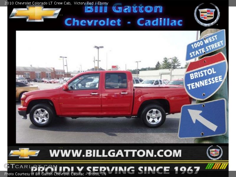 Victory Red / Ebony 2010 Chevrolet Colorado LT Crew Cab