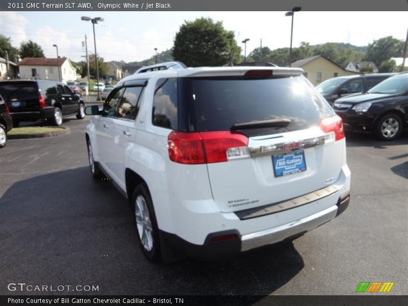 Olympic White / Jet Black 2011 GMC Terrain SLT AWD