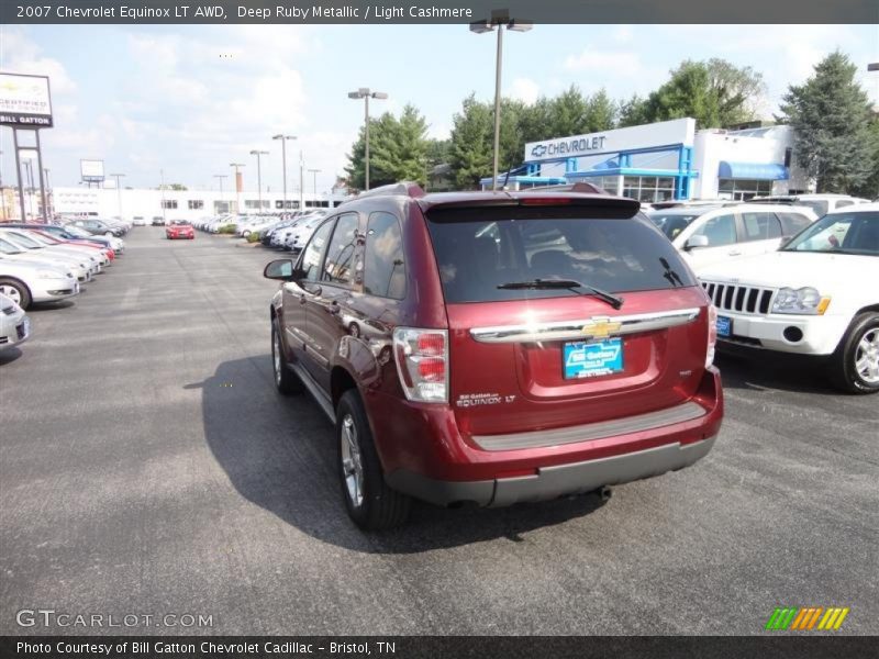 Deep Ruby Metallic / Light Cashmere 2007 Chevrolet Equinox LT AWD