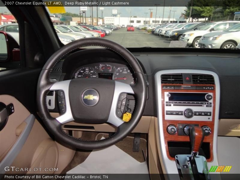 Deep Ruby Metallic / Light Cashmere 2007 Chevrolet Equinox LT AWD