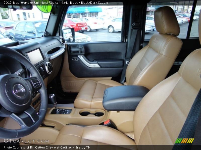 Black / Black/Dark Saddle 2012 Jeep Wrangler Unlimited Rubicon 4x4