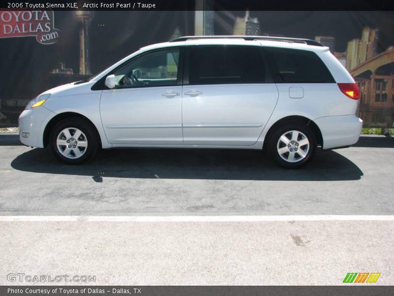 Arctic Frost Pearl / Taupe 2006 Toyota Sienna XLE