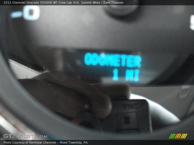 Summit White / Dark Titanium 2013 Chevrolet Silverado 3500HD WT Crew Cab 4x4