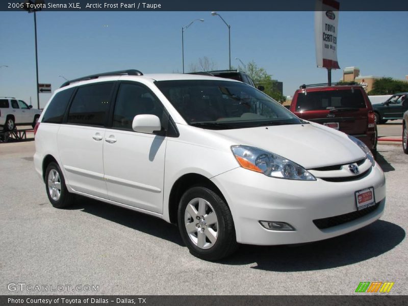 Arctic Frost Pearl / Taupe 2006 Toyota Sienna XLE