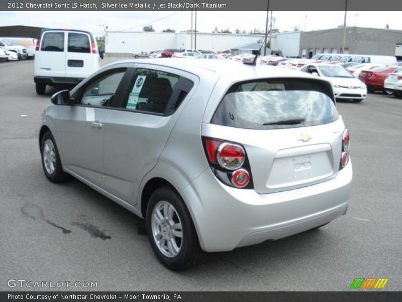 Silver Ice Metallic / Jet Black/Dark Titanium 2012 Chevrolet Sonic LS Hatch