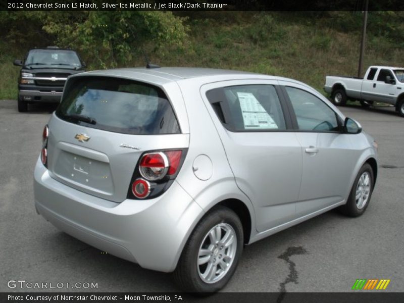 Silver Ice Metallic / Jet Black/Dark Titanium 2012 Chevrolet Sonic LS Hatch