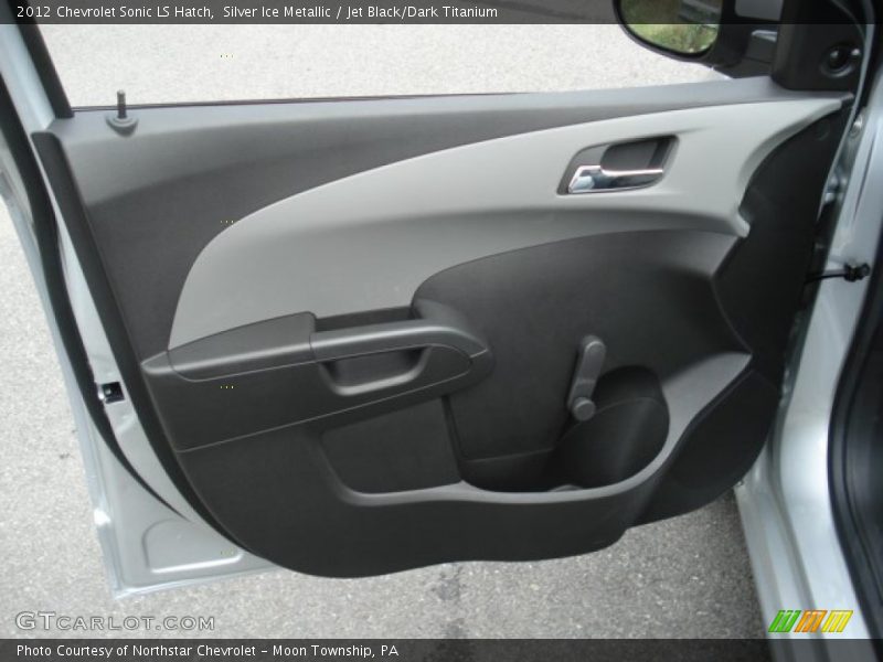 Silver Ice Metallic / Jet Black/Dark Titanium 2012 Chevrolet Sonic LS Hatch
