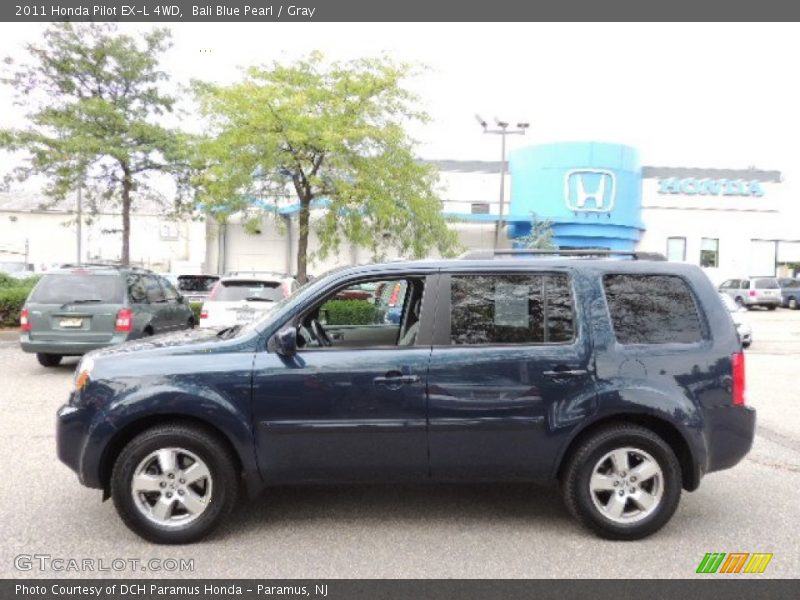 Bali Blue Pearl / Gray 2011 Honda Pilot EX-L 4WD