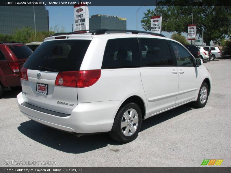 Arctic Frost Pearl / Taupe 2006 Toyota Sienna XLE